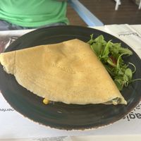 Savory crepe   at Chocolat Cafe Creperie in Naxos