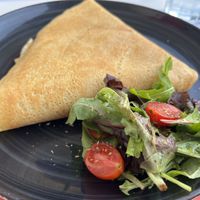  Vegan savory crepe  at Chocolat Cafe Creperie in Naxos