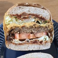 signature burger - inside #Veganuary at Vegan Table in October 10월의 비건테이블 in Gyeonggi-do