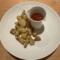 Cauliflower bites  at The Steamboat in Skegness