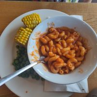 Kids pasta at The Steamboat in Skegness