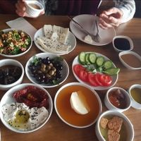 Mediterranean breakfast at Hatayca in Ankara