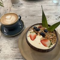 Pins colada smoothie bowl  at 14 South Lane in Hong Kong Island