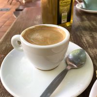 Corrado with soy milk  at El Viajero Sedentario in Sevilla