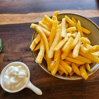 Fries & vegan mayo at Chicano in Trier