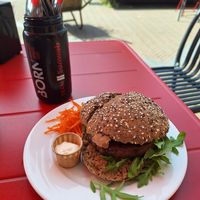 Mushroomburger at De Proloog in Amerongen