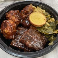 Nana’s Soul with wings and ribs  at Nanas Kitchen in Chandler