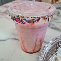 Strawberry shake at Nanas Kitchen in Chandler