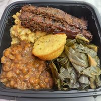 Nana’s soul plate with add on ribz  at Nanas Kitchen in Chandler