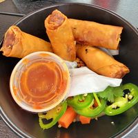Egg rolls at Banh Mi Up in Portland