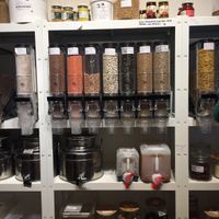 Grains station at Herbie Unverpackt in Berlin