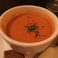 started with tomato bisque at The Tasteful Kitchen in Tucson