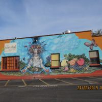 Mural on side of Bldg. at The Tasteful Kitchen in Tucson
