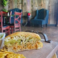 Chickpea Melt at Rooted: Eat More Plants in Medford