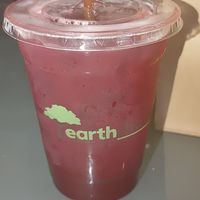 Blackberry lemonade at Rooted: Eat More Plants in Medford