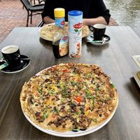Vegan savoury pancake. 😻  at 't Pannekoekschip in Groningen