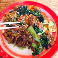 Drunken noodles (tofu)  at Thai 2 Go in Edinburgh