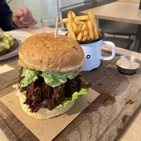 Jackfruit burger  at KLYO - Alte Münze in Graz