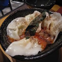 Dumplings with chilli sauce at Chili Fagara 麻辣燙" in Hong Kong Island
