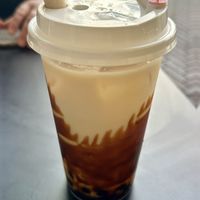 Brown sugar tea with soy milkk  at Mister Lam Vietnamese Streetfood in Goes