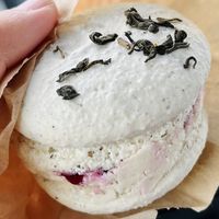 I forgot to take more pictures. Lol —- This is a macaroon!  at Karma Cream in Gainesville