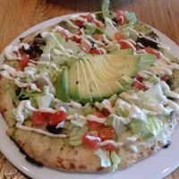 BLTA pizza at Sage Organic Vegan Cafe and KindKreme in Pasadena