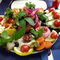 Tasting plate at Restaurante Damasco in Cordoba