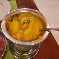 Vegetable korma at The Curry House in Benidorm