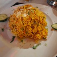 Vegetable rice at The Curry House in Benidorm
