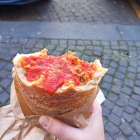 Cuzzetiello con ragù di seitan at Tandem - Spaccanapoli in Naples