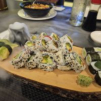 Vegetarian sushi platter without the cream cheese at Openrice in Clervaux