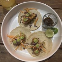 Tacos de aguacate capeado  at Tata Mezcaleria in Morelia