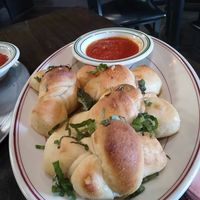 Garlic knots no parmesan at Community Pie in Chattanooga