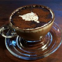 Hot chocolate at Coffee Doga Heritage - Ehwa branch 커피도가 헤리티지 이화점 in Seoul