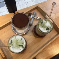 Strawberry matcha and tiramisu   at Coffee Doga Heritage - Ehwa branch 커피도가 헤리티지 이화점 in Seoul