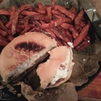Impossible Stroganoff Burger at The Pharmacy Burger Parlor & Beer Garden in Nashville