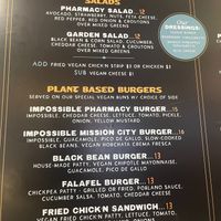 Menu at The Pharmacy Burger Parlor & Beer Garden in Nashville
