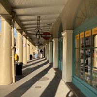 Colonnade within French Market at The French Market in New Orleans