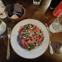 Large frijoles at La Taquería - Castle St in Belfast
