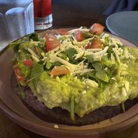 Tostada de guacamolee  at La Taquería - Castle St in Belfast