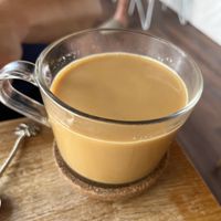 Americano with oat milk   at Riptide   in Poole