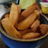 Chunky chips at The Cluny in Newcastle Upon Tyne