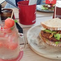 melon detox water and "Helene" at Sissi und Franz in Frankfurt