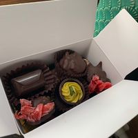 All vegan bonbons  at De Chocolage in Bladel