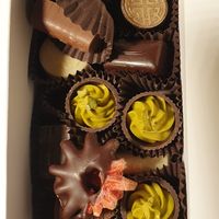 Mixed bonbons box at De Chocolage in Bladel