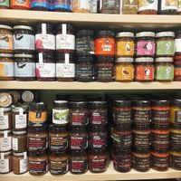 Many vegan spreads at Pantopoleio tis Thessalonikis - The Grocery of Thessaloniki in Thessaloniki