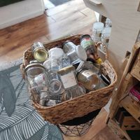 Jars at L'épicerie en vrac in Auray