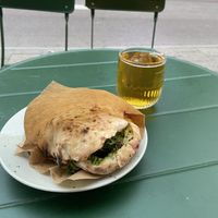 Classic pita  at Ta'ameya Falafel in Stockholm