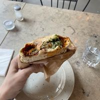 Classic pita  at Ta'ameya Falafel in Stockholm