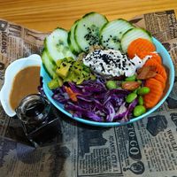 Poke vegano. at Quadrophenia FTV Surf Bar in Fuerteventura